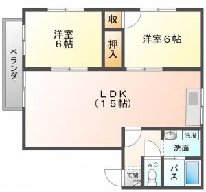 ファミール繁本A 202号室の間取り画像