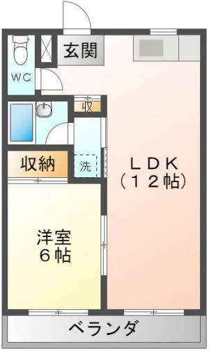 mach village（マッハ ビレッジ） A102号室の間取り画像