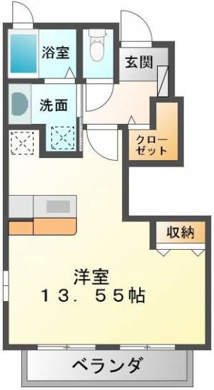 カレント・K 101号室の間取り画像