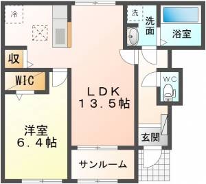 東雲町2丁目アパート 102号室の間取り画像