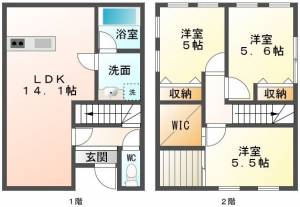 グローリアス B棟の間取り画像