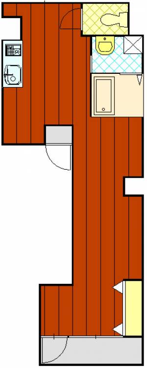 第五ミヤハル 601の間取り画像