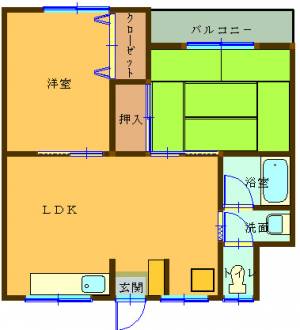 松田マンション 303の間取り画像