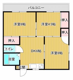 メゾンドメリー 201の間取り画像