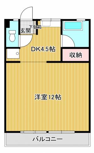 御幸マンション 202の間取り画像