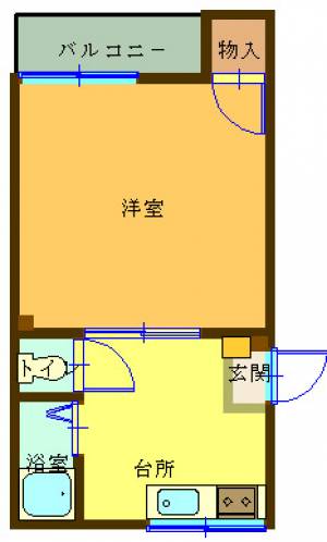 メゾン美和 202の間取り画像