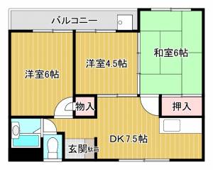 ガーデン・ビラ・マツオカ 301の間取り画像