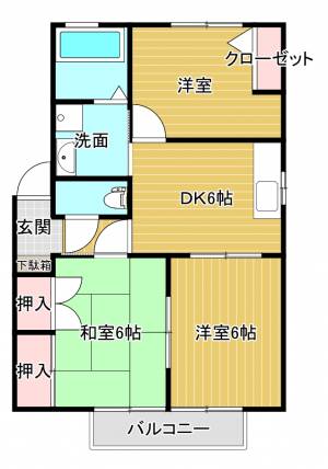 サンシャイン D202の間取り画像