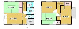 朝野一戸建（和泉北）　 北東の間取り画像