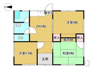 一色Ｎ・Ｉ貸家 7の間取り画像