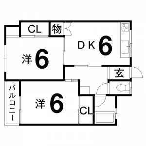 石原ビルⅠ 407の間取り画像