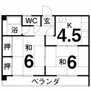 230セゾン宮前 301号の間取り画像