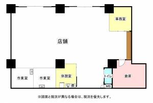 エスト・ソレイユ紺屋町店舗 の間取り画像