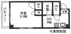 高砂町1丁目一棟売マンション の間取り画像