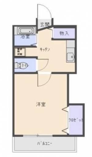 B・G・Field　伊予三島の1K賃貸マンション 201の間取り画像