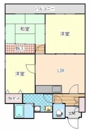 ABCビルみしま　伊予三島の3LDK賃貸マンション 110の間取り画像