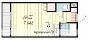 サンライズ桑原 203の間取り画像