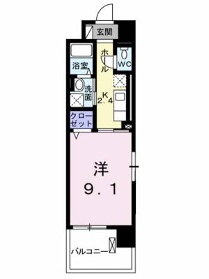 ベル・オーブII 501の間取り画像