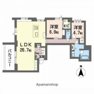 ヴィステリオ　プレミア 206の間取り画像