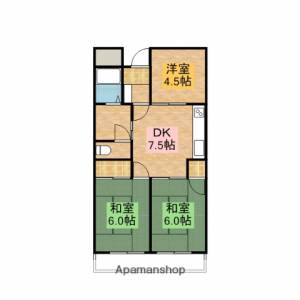 第三井上ビル 406の間取り画像