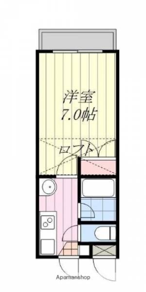 参川第5マンション 309の間取り画像