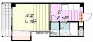 リバティ立花 402の間取り画像