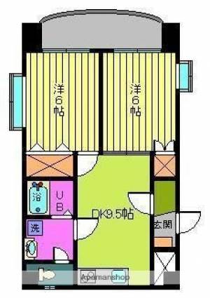 パレ・グラン御宝 802の間取り画像