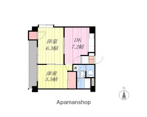 コートノブール 402の間取り画像