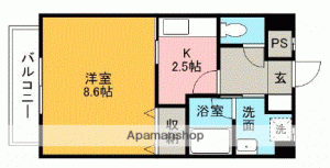 ロイヤルビラ南小坂 302の間取り画像