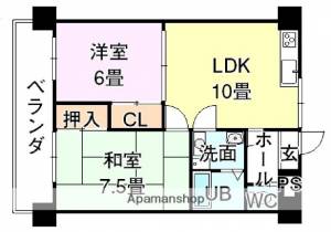 第7ゴトービル 308の間取り画像