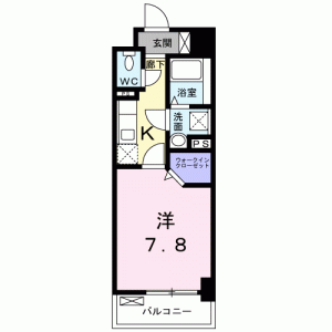 ルーベル中村 206の間取り画像