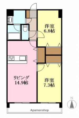 永田小坂ビル 1102の間取り画像