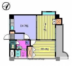 サザンコートVI 201の間取り画像