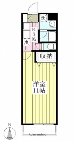 ＦＰラボ小坂 302の間取り画像