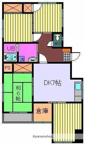 サンテラス束本 101の間取り画像