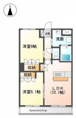 サンライズ・Ｍ 203の間取り画像