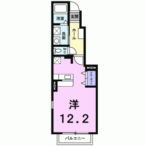 メゾン　ルポ 103の間取り画像