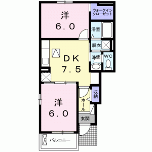 ナッツィオーネ・クロス 101の間取り画像