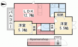 グレイスコートＫ 205の間取り画像