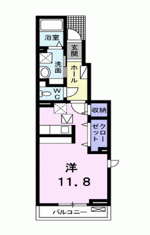 レティスＳ 101の間取り画像