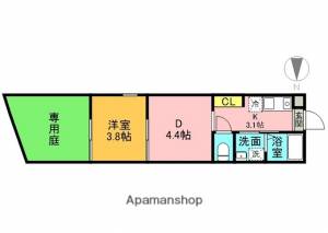 ゲレンデヴァーゲン森松 101の間取り画像