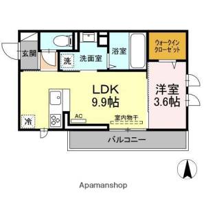 ウェイズＫ 303の間取り画像