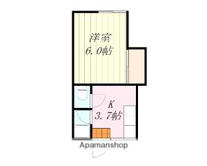 コーポ太陽 Hの間取り画像