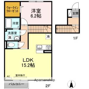 ハーモニック　フィール　III 202の間取り画像