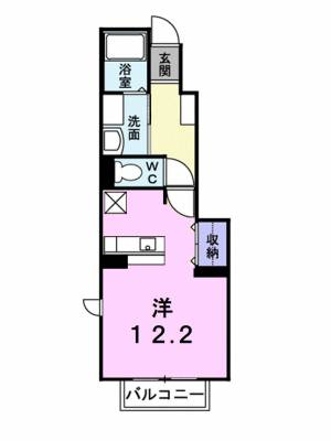 ミルト・ミッテIII 103の間取り画像