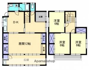 石手2丁目一戸建て 1の間取り画像