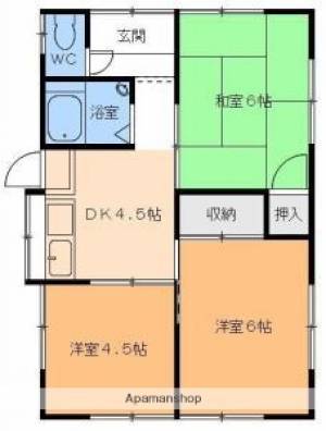 星岡5丁目借家　2号 1の間取り画像