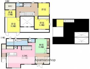 小坂3丁目一戸建 1の間取り画像