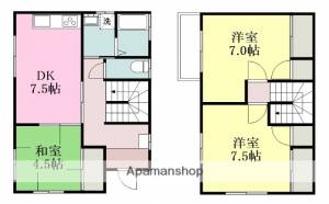 武市一戸建 1の間取り画像