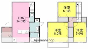 デタッチドハウス小坂 1の間取り画像